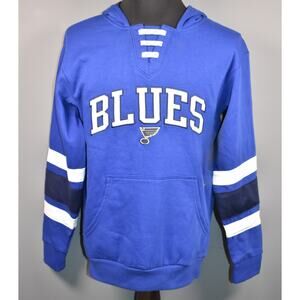Mens NHL St. Louis Blues Hockey Hoodie Sweatshirt Brand New No Tags Size XL